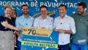 Asfaltamento terá investimentos de R$ 70 milhões