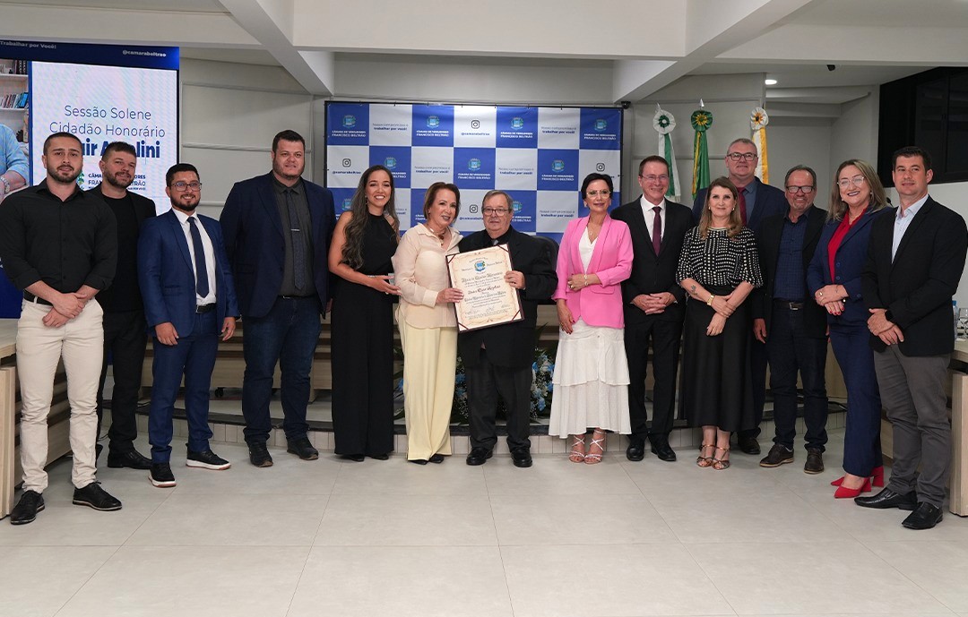 Dr. Clair Azzolini é Cidadão Honorário 