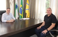 FERNANDO MISTURINI VISITA PREFEITO E FALA SOBRE ESPORTE NO MUNICÍPIO