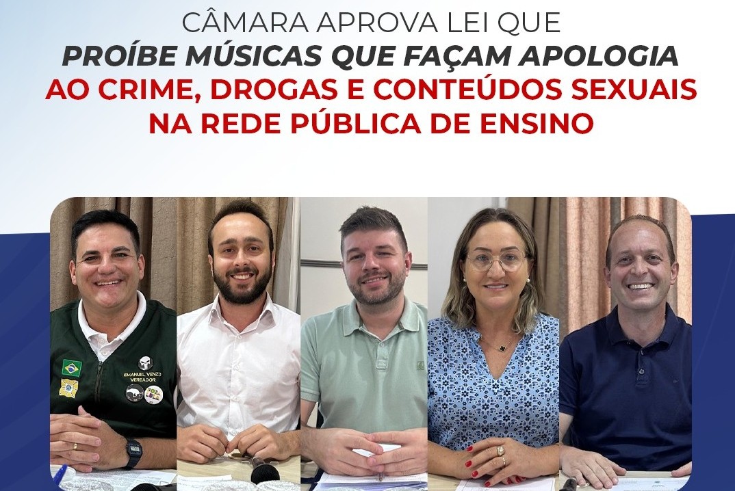 Lei proíbe músicas inadequadas nas escolas 