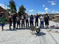 LOTEAMENTO TERRA NOSSA ESTÁ QUASE TODO PAVIMENTADO COM PAVERS