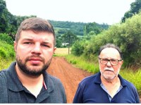 PEDRO TUFÃO FILHO E DIRETOR PITINHO VISITAM COMUNIDADES RURAIS