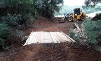 PONTE NA LINHA SANTA BÁRBARA É RECONSTRUÍDA