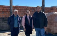 Vereadores visitam obras no Sensibilizar 